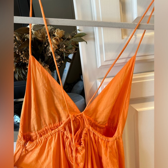 Faithfull The Brand Wilona Midi Dress Medium - Picture 6 of 7